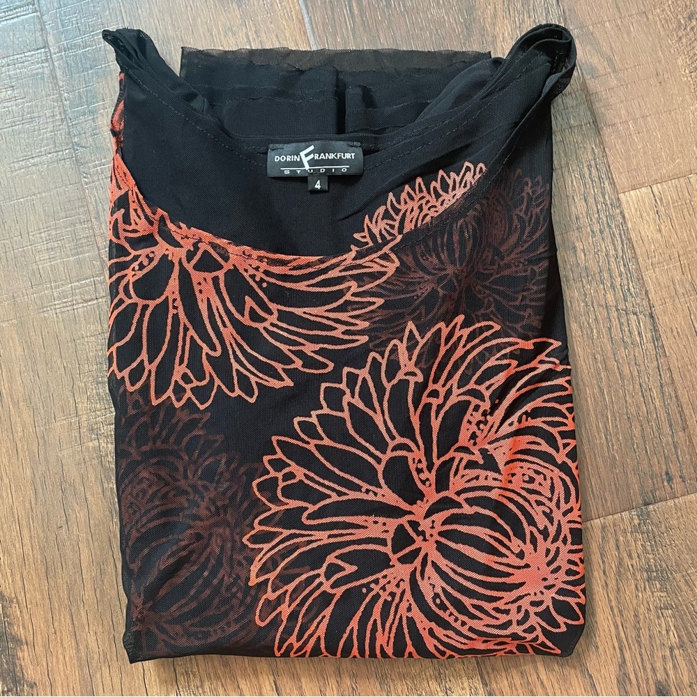 DORIN FRANKFURT mesh top, size 4 or approx XL, made in Israel